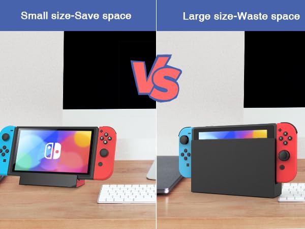 Switch charging dock feature