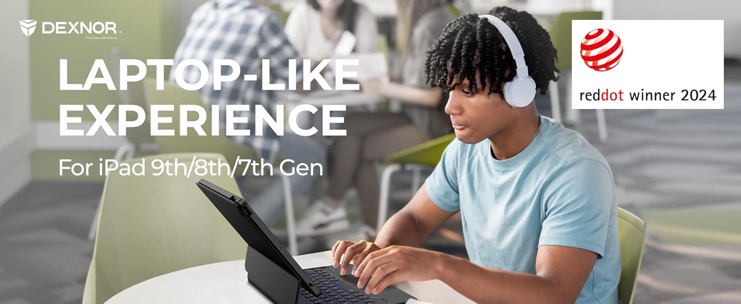 keyboard case for iPad 9th/8th/7th