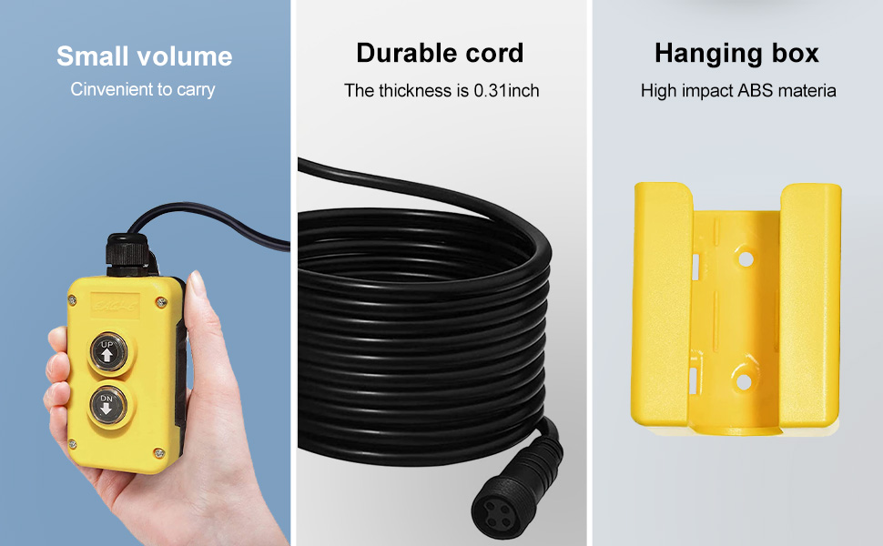 Small volume, Durable cord, Hanging box