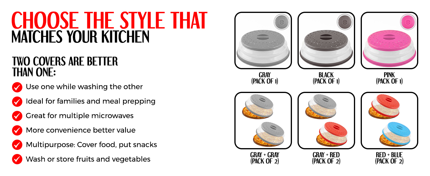 Choose the Microwave Cover Style That Matches Your Kitchen, Galleyby have Multiple Options for You.