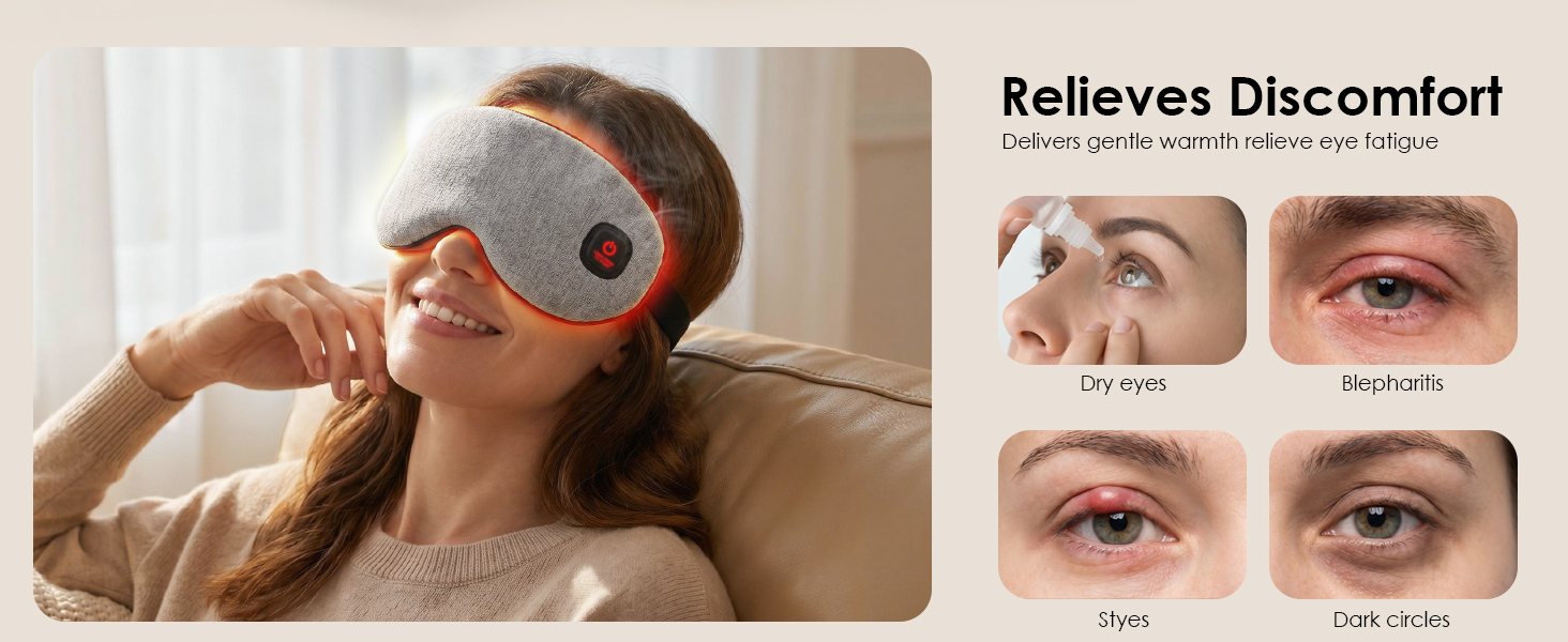 heated eye mask