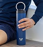 Ever Vessel Super Maxi Stainless Steel Water Bottle 36oz - Double wall vacuum insulated | Integra...