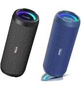 RIENOK 2 Pack Portable Bluetooth Speaker 30W Dual Pairing True Wireless Stereo HD Sound IPX7 Wate...