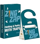 ZingZap Moth Trap 10-Pk | Slow Release 2X Strength Pheromones | 2026 Upgrade | Lures and Kills P...