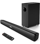RIOWOIS Sound Bar, Sound Bars for TV, Soundbar, Surround Sound System Home Theater Audio with Wir...