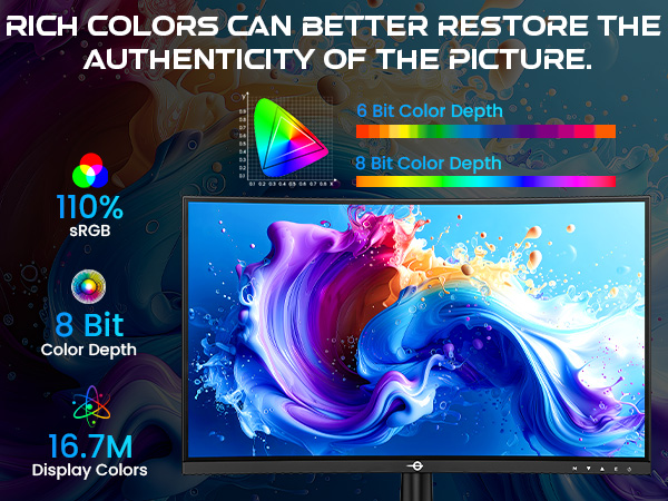 24 inch 240hz curved Gaming Monitor