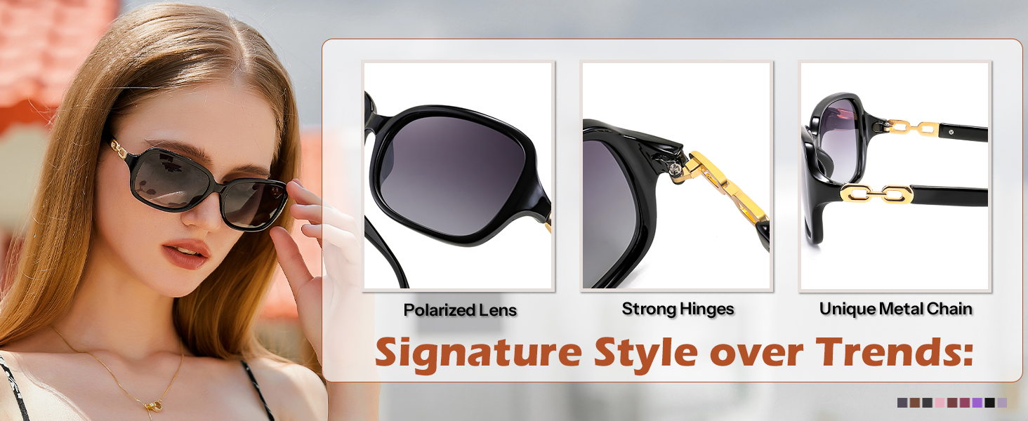 2526 black sunglasses DETAIL