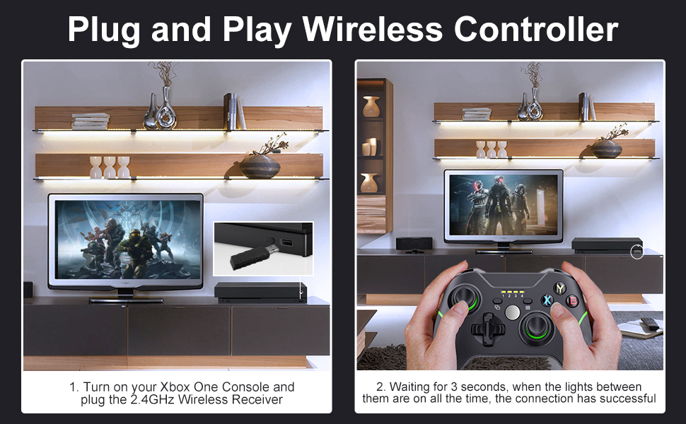 plug and play wireless xbox one controller