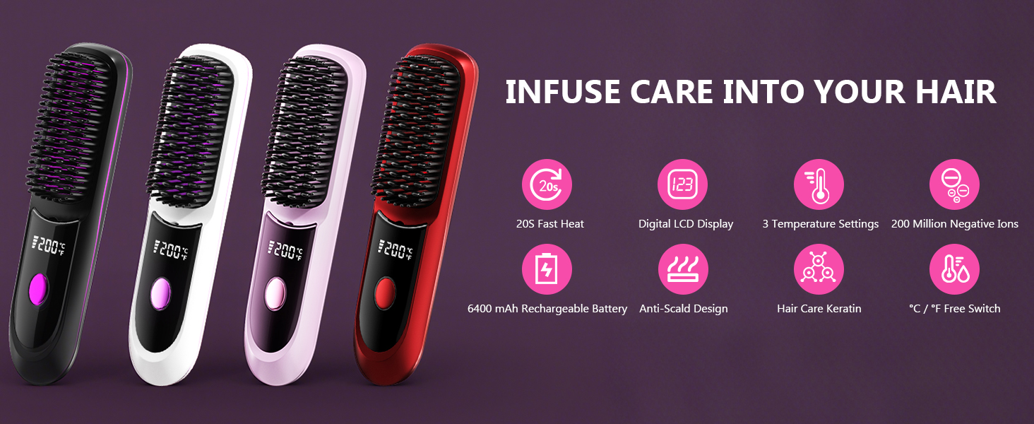 Go Brush Pro Hair Straightener