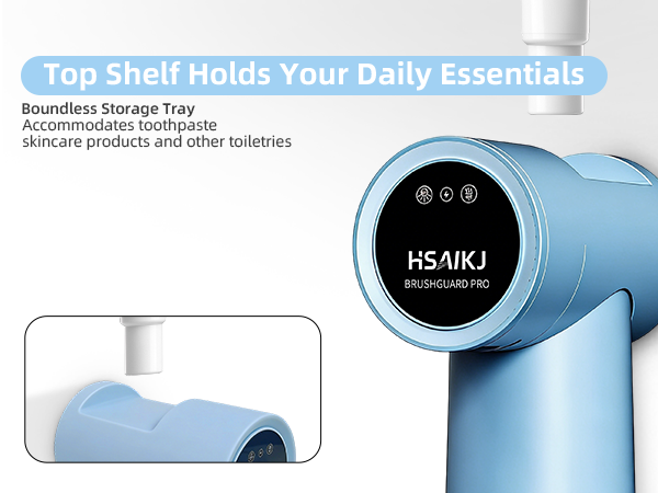 electric toothbrush holder for bathroom