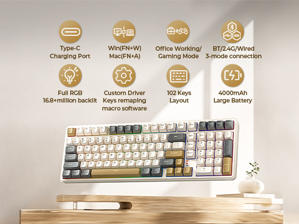 wireless gaming keyboard