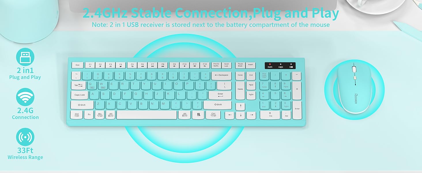 wireless keyboard and mouse 4