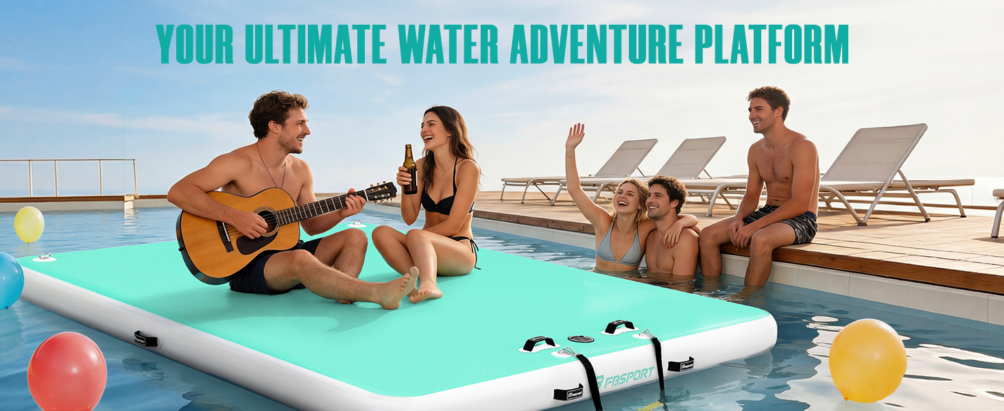 Inflatable Floating Dock Platform