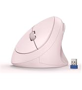 TECKNET Ergonomic Mouse, 4800 DPI Wireless Vertical Mouse, 5 Adjustable DPI Levels, 6 Buttons, 2....