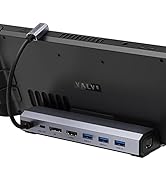 JSAUX Docking Station for Steam Deck/Rog Ally/Legion Go, 7-in-1 Steam Deck Dock with HDMI 4K@60Hz...