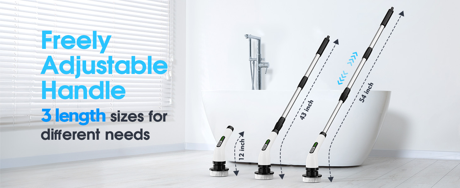 multi function electric spin scrubber scrubber brush electric power scrubber