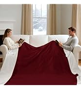FVERWAG King Size Heated Blanket for Bed - 100