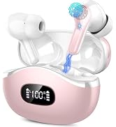 Wireless Earbuds, Bluetooth Headphones 5.4 HiFi Stereo Ear buds with ENC Noise Cancelling Mic, 40...
