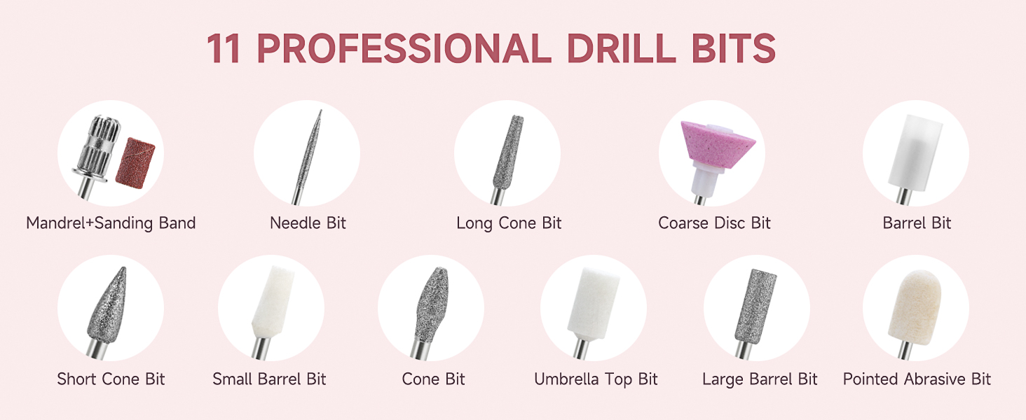 11 nail drill kit
