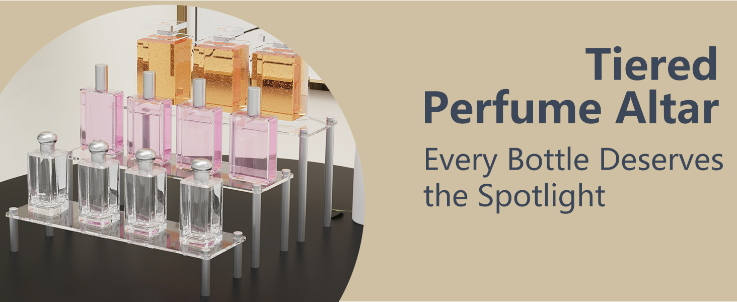 ACRYLIC DISPLAY RISER Perfume Cupcake stand