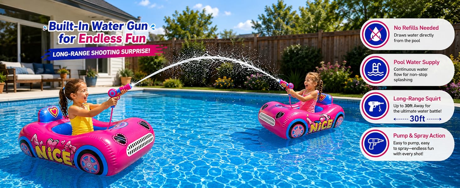 pool floats kids; pool toys for kids ages 4-8; toddler floaties; pink float for princess girls;