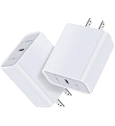 USB C Charger, 20W PD Power Adapter 2pcs USB C Box Block Brick Plug Fast Charging Base Cube for P...