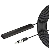 Bingfu Car Antenna Car Stereo FM AM Radio Antenna Car Adhesive Mount Hidden Patch Antenna for Veh...