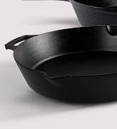 Cuisinel Cast Iron Skillet with Lid - 12