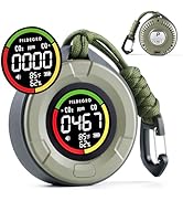 Pildegro 4-in-1 Portable Carbon Monoxide and Carbon Dioxide Detector, Upgraded Rechargeable Trave...