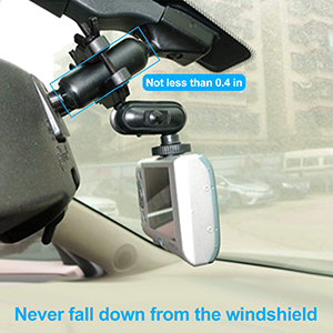 Rexing V1 dash cam mount