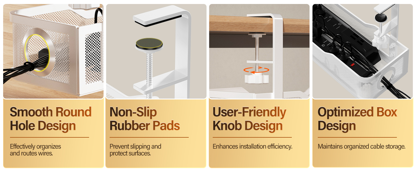 under desk cable management