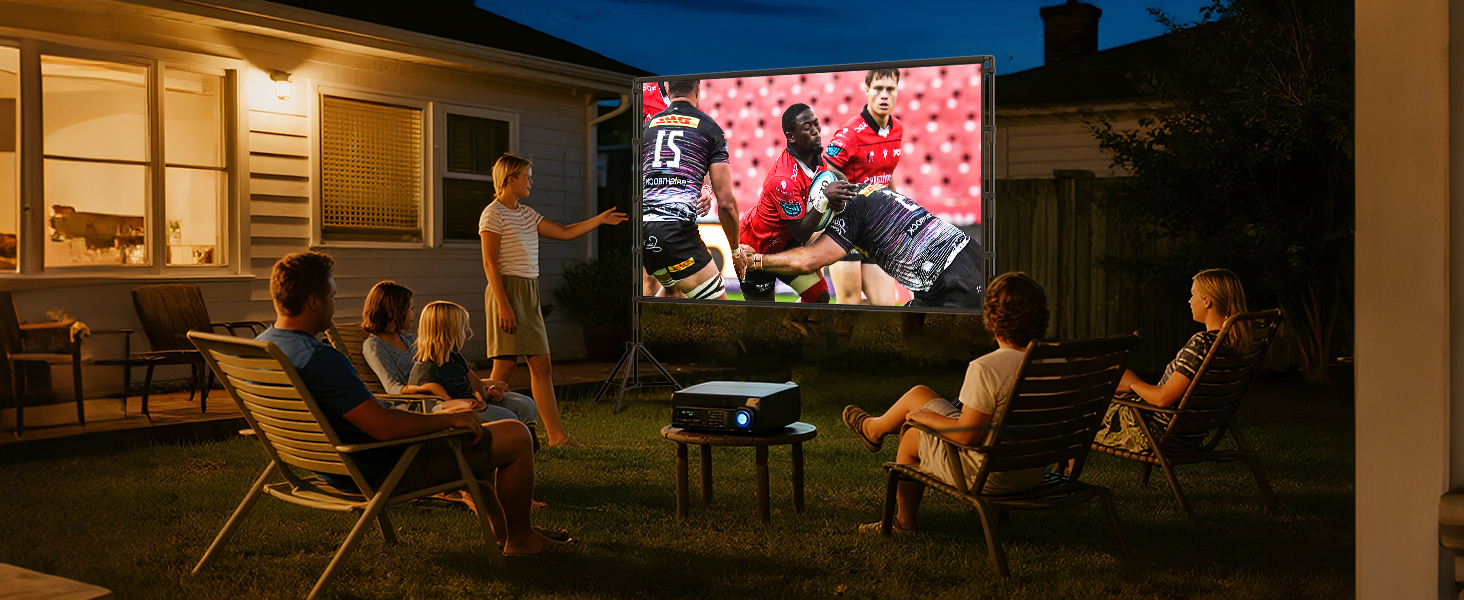 projector screen with stand