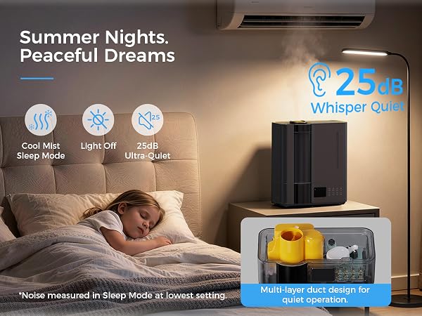 Humidifier for bedroom