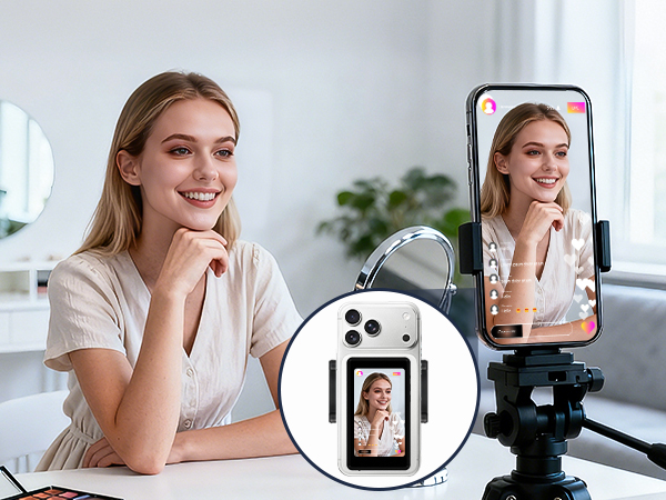 selfie monitor screen