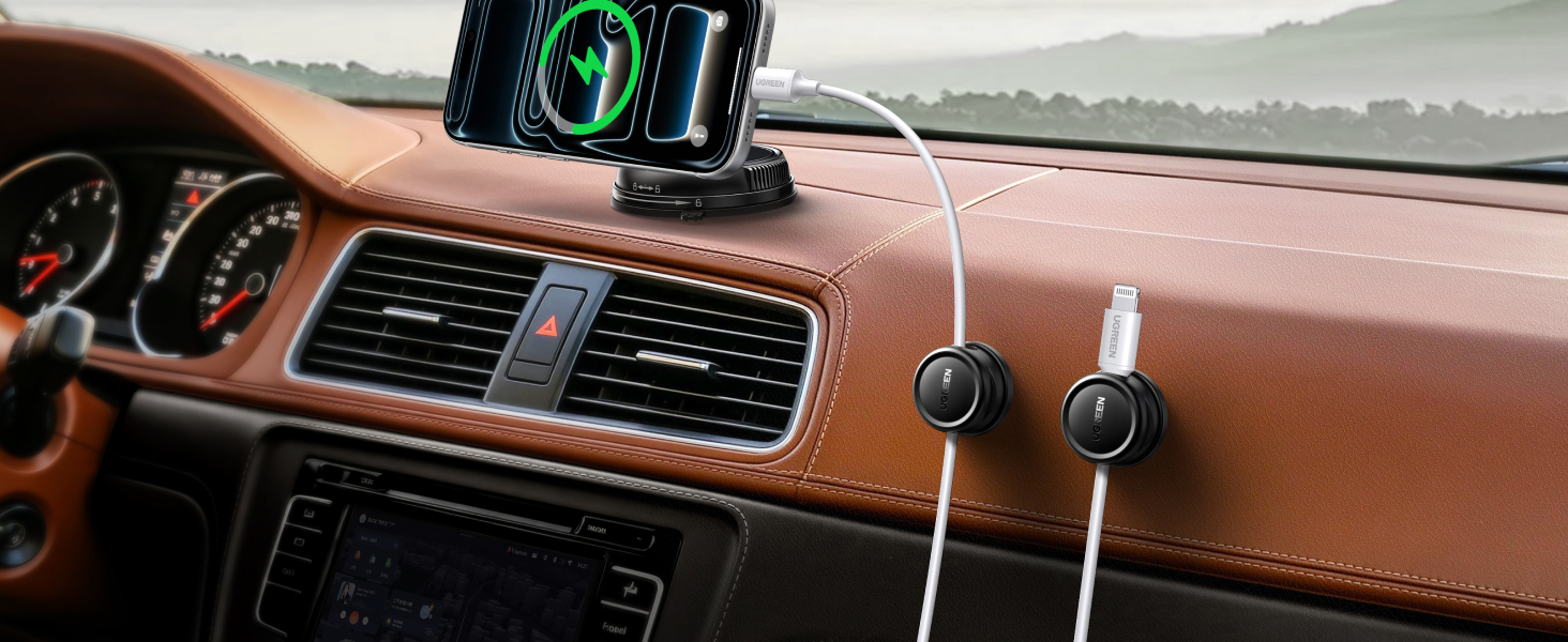 magnetic cable clip