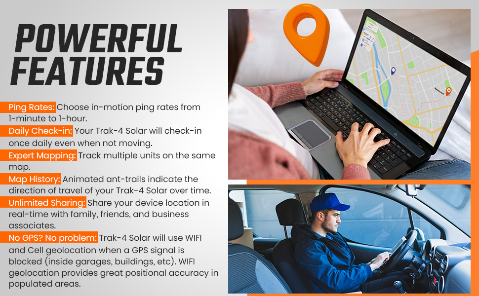 gps tracker trailer solar vehicles assets equipment trak4