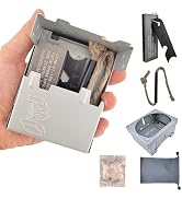 LoDinpo Survival Fire Starter Kit - Ferro Rod &amp; Magnesium Fire Starter Compact Solo Stove with Fl...