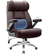 Office Chair, 5D Flip Arm Ergonomic Desk Chair with Adjustable Lumbar Support for Back Pain, Extr...