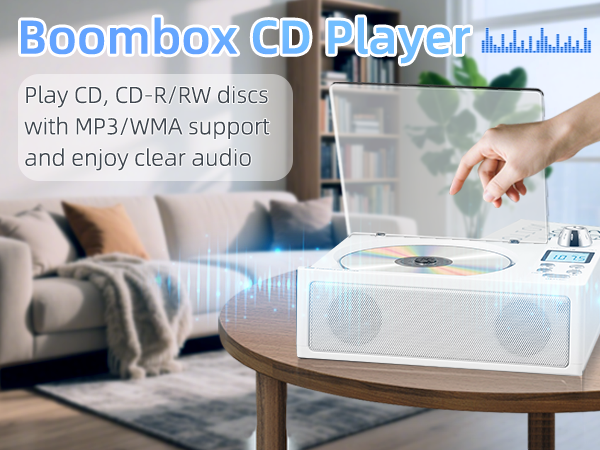 Portable CD Player Boombox