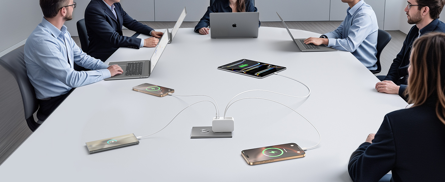 wall charger with retractable cable