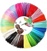 TTYT3D 3D Pen Filament PLA Refills 20 Colors, 16 ft per Color Total 320 ft 1.75mm Filament for 3D...
