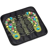 Thaibna Colorful Stone Foot Acupoint Massage Pad | Yoga Acupoint Massage Pad for Relaxation | Foo...