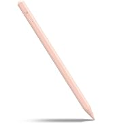 Aplfan Stylus Pen for iPad 2018-2025, Tilt Sensitivity, Fast USB-C Charging, 10H Battery, Pink Ve...