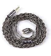 NICEHCK DuskSky IEM Cable, 6N Pure Silver Earbud Cord, 7N SPC Earphone Cables, in Ear Monitor Wir...