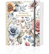 Reservation Book for Restaurant, Table Reservations, Spiral bound Restaurant Dinner Reservations ...