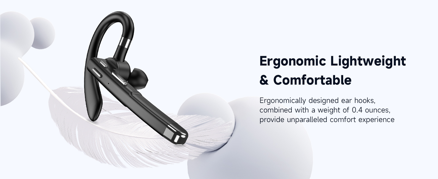 wireless headset with mic for work