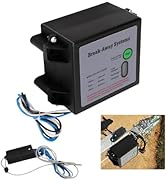 Trailer Breakaway Kit,Trailer Brake Battery Box,12V Electric Brakes Breakaway Controller Kit LED ...