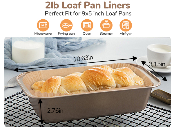 loaf pan parchment liners