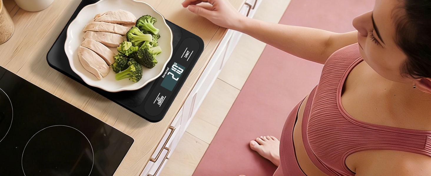 The Essential Kitchen Scale Everything you need forcooking and portioning at home.