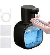 DODO MEKIA Automatic Liquid Soap Dispenser, 17oz/500ml Touchless Rechargeable with 4-Level Adjust...